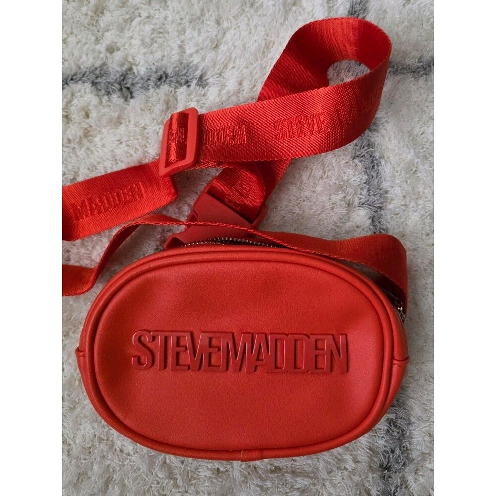 Steve Madden Red Belt Bag Red